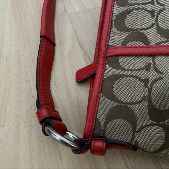 COACH Signature Jacquard Park Hobo Bag Large no body strap Y2K - Picture 11 of 12